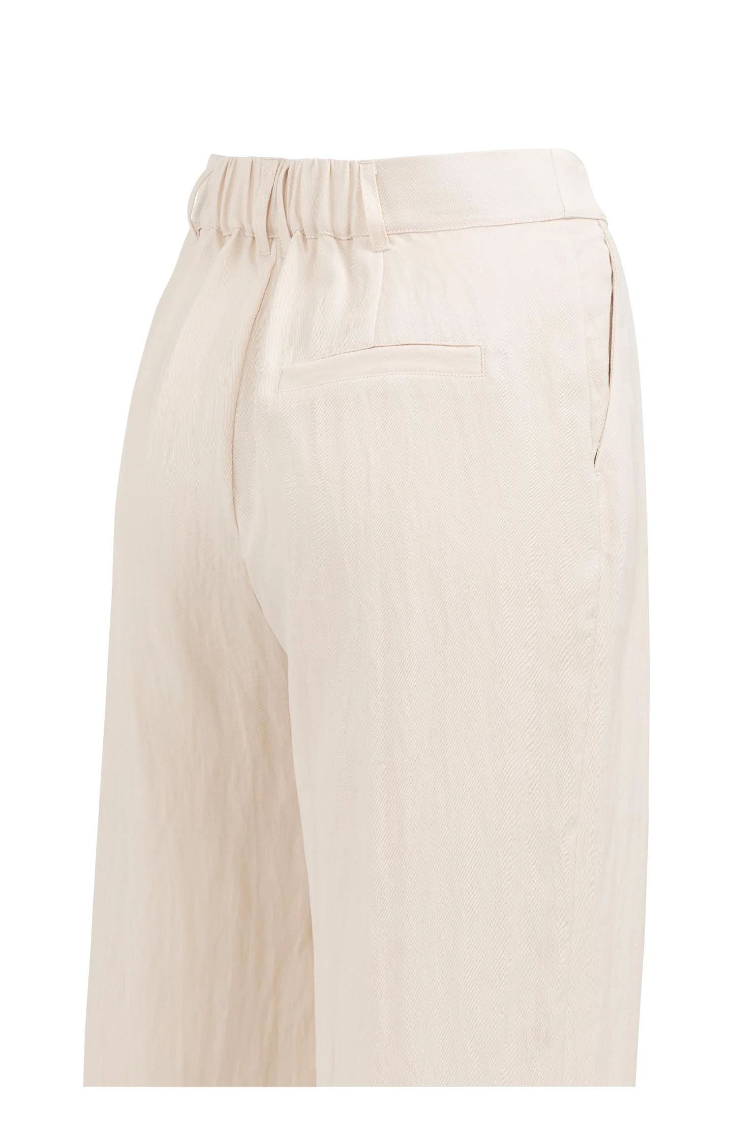 Woven wide leg trousers with pleats (L32) - Image 4